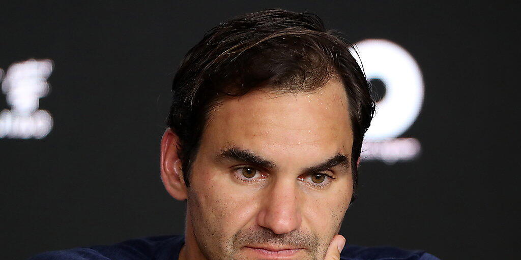 Enttäuscht, aber gefasst: Roger Federer nach seinem Aus am Australian Open