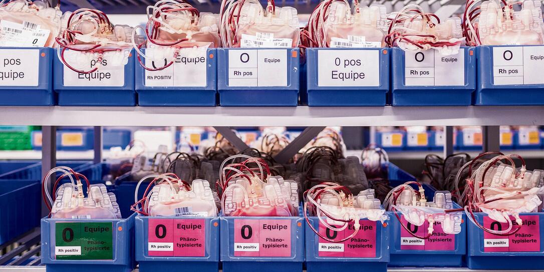 SCHWEIZ, BLUT, BLUTSPENDE, BLUTSPENDEZENTRUM, ZUERICH, MEDIZIN, SWITZERLAND, BLOOD, SCHLIEREN