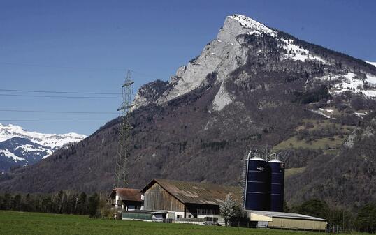 Hochspannungsleitung Balzers