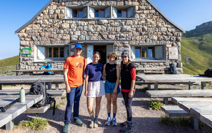 Wanderung Pfälzerhütte Naafkopf
