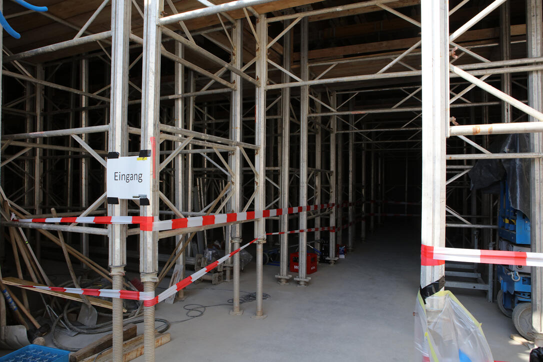 Tag der offenen Baustelle Kindergarten und Doppelturnhalle in Ma