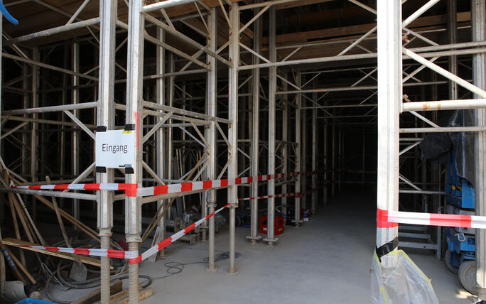 Tag der offenen Baustelle Kindergarten und Doppelturnhalle in Ma