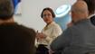 Diskussionsrunde im Rahmen der Ausstellung "Form-Farbe-Fläche"