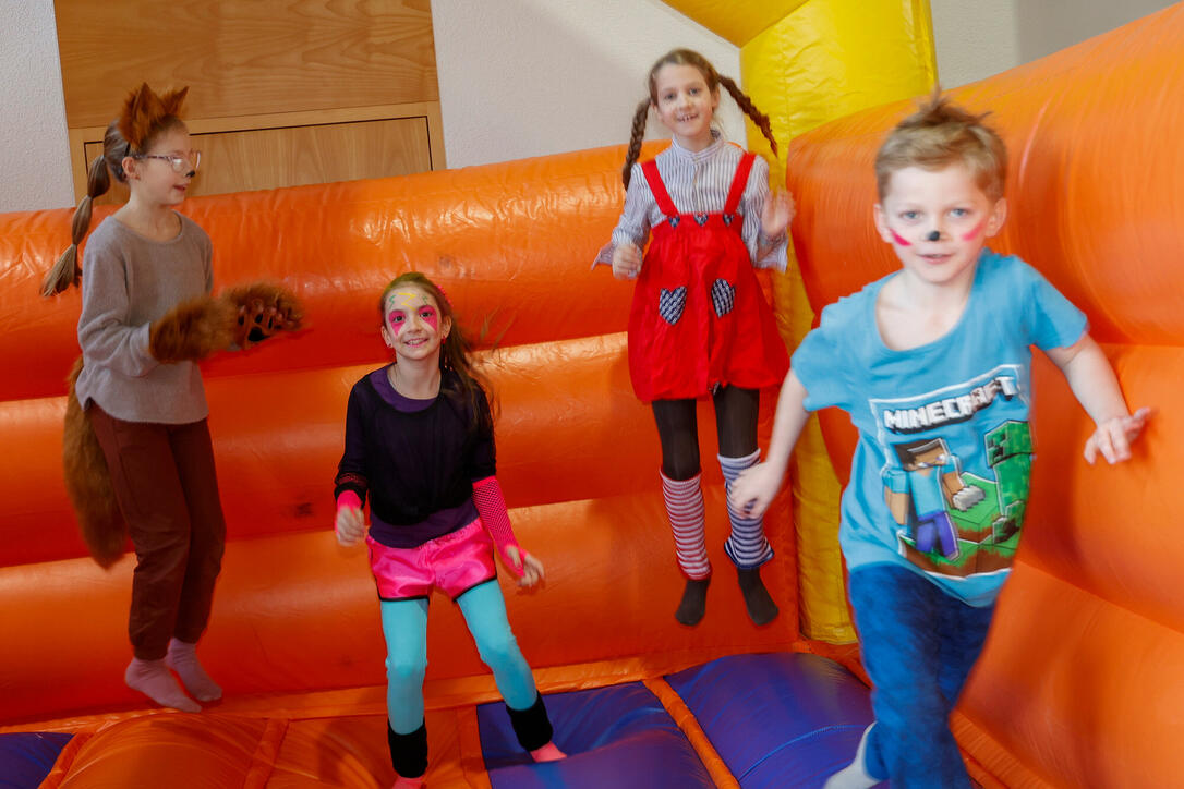 Kinderfasnacht in Schellenberg.