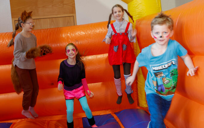 Kinderfasnacht in Schellenberg.