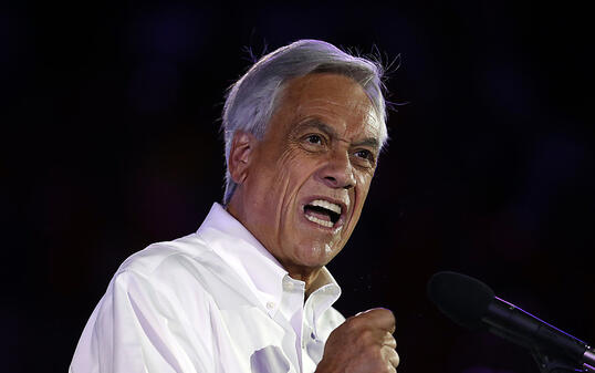 Aussichtsreichster Kandidat für die chilenische Präsidentschaft: Der Konservative Sebastián Piñera (in einer Aufnahme vom 16. November).