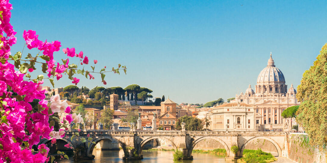 St. Peter's cathedral over bridge