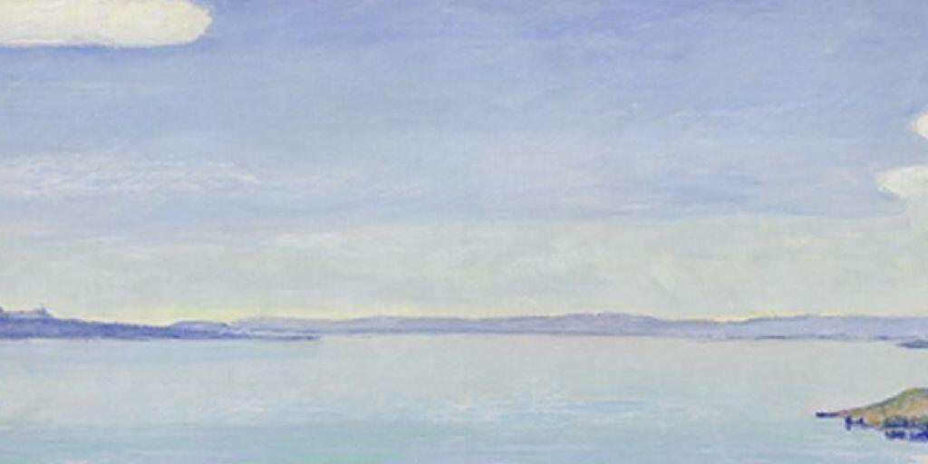 Ferdinand Hodlers Gemälde "Le Léman vu du Chexbres" (1904) ist Teil der Ausstellung "Ferdinand Hodler und der Genfersee" im Musée d'Art de Pully (15. März bis 6. Juni 2018).