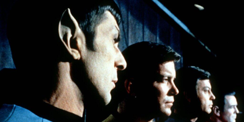 Der Halb-Vulkanier Mr. Spock (links) war eine der Hauptfiguren der ersten "Star Trek"-Serie.