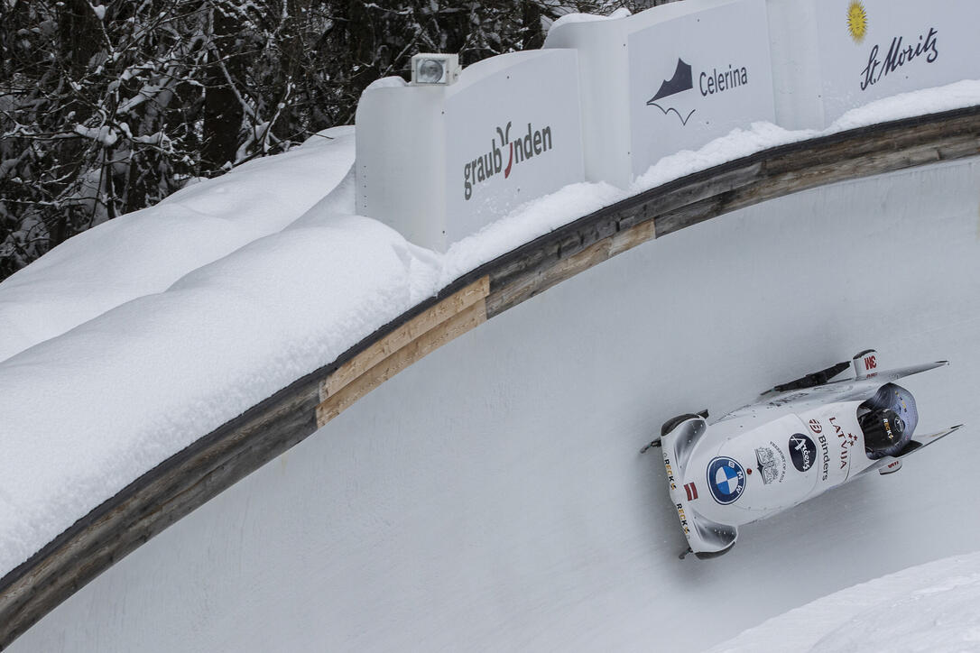 Junioren-WM 2er Bob in St. Moritz