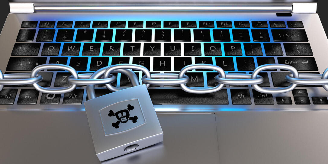 Chain locked Keyboard Computer