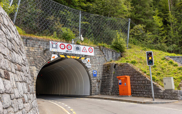 Tunnel in Triesenberg