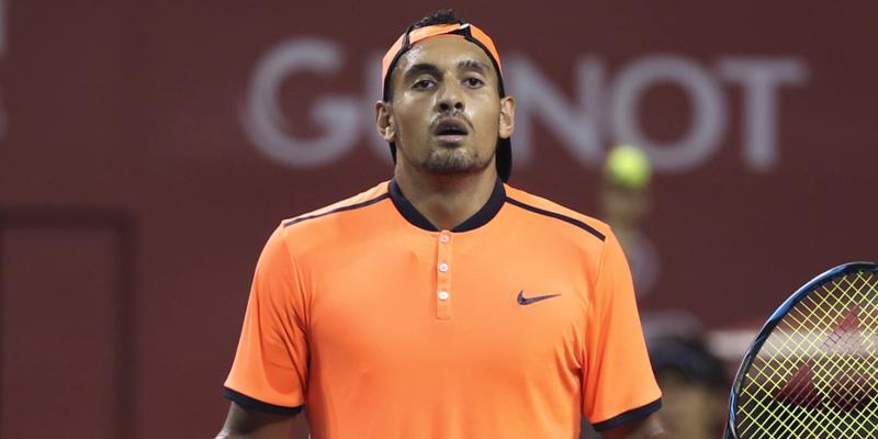 Der Australier Nick Kyrgios wird für seinen lustlosen Auftritt in Schanghai gebüsst