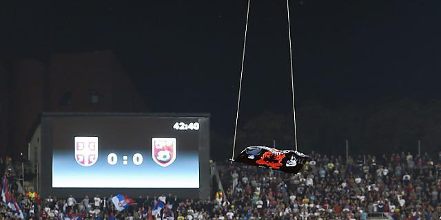 Die an einer Drohne angehängte Flagge war der Auslöser des Skandals