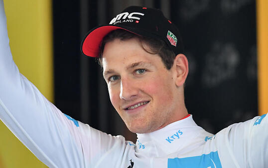 Stefan Küng steigt am Donnerstag als Leader in die 4. Etappe
