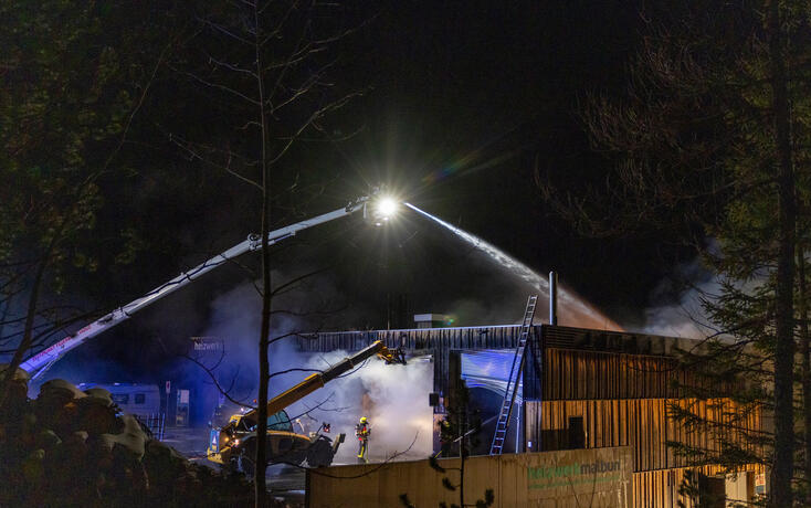 Brand Heizwerk Malbun
