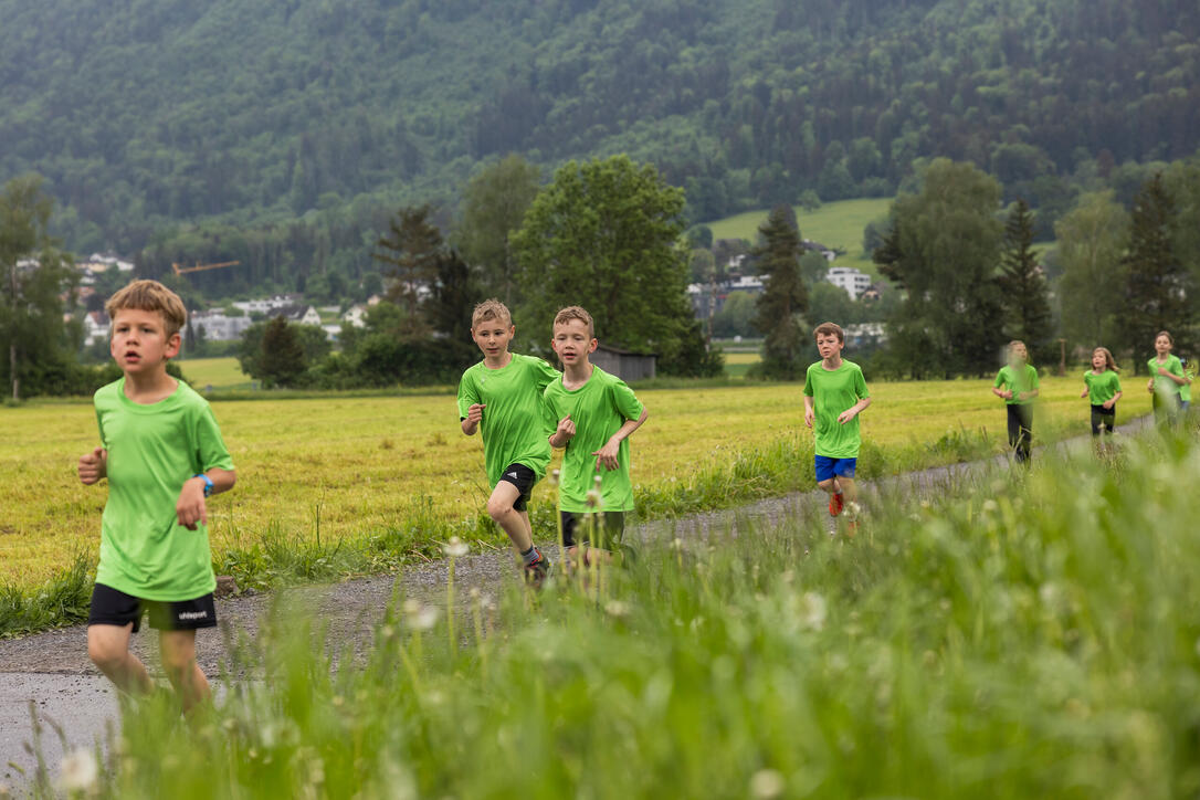 Sponsorenlauf der Primarschule Mauren