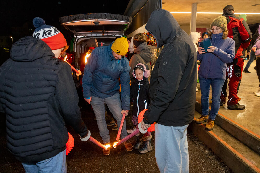 Funken Triesen mit Fackelumzug