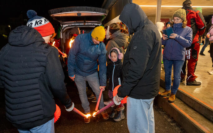 Funken Triesen mit Fackelumzug