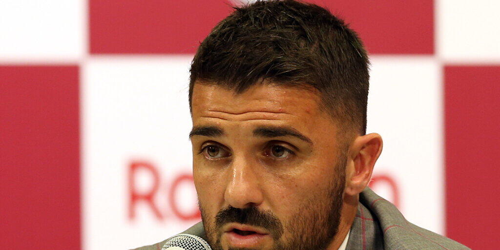 David Villa spricht in Kobe über seinen bevorstehenden Rücktritt