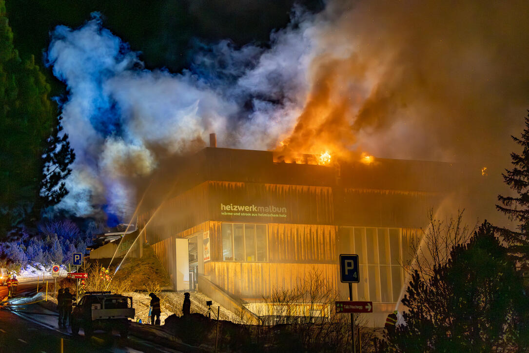 Brand Heizwerk Malbun (16.12.2025)