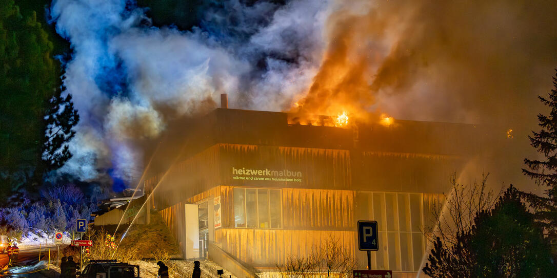 Brand Heizwerk Malbun (16.12.2025)