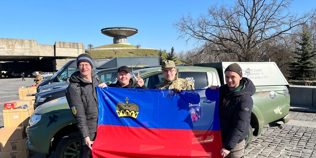 Liechtensteiner engagiert sich bei Fahrzeugkonvois in die Ukraine
