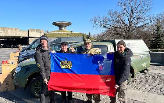 Liechtensteiner engagiert sich bei Fahrzeugkonvois in die Ukraine