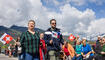 Feierlichkeiten zum Jubiläum bei der alten Rheinbrücke Vaduz–Sevelen
