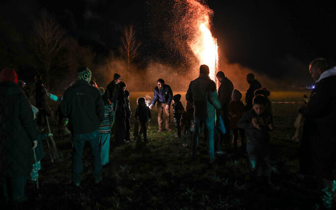 Fackel- und Lampionzug in Gamprin (08.03.2025)