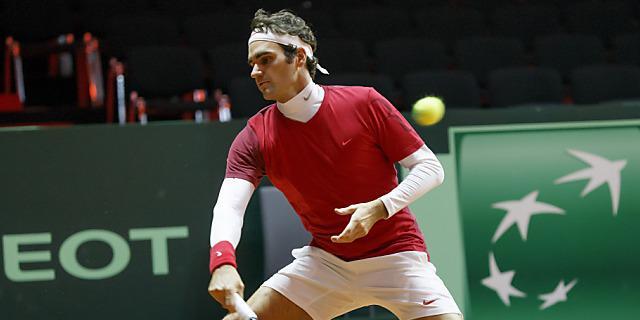 Roger Federer trainierte erneut