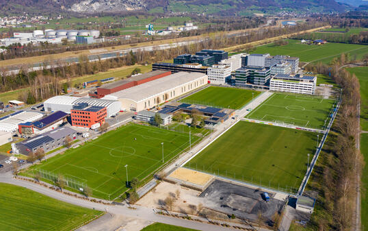 Liechtenstein Gemeinde Ruggell Drohnenfotografie