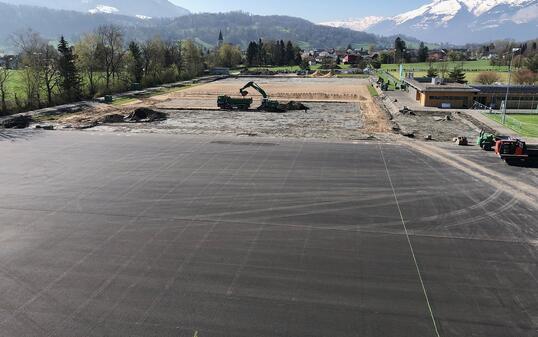 Baustelle Ruggell