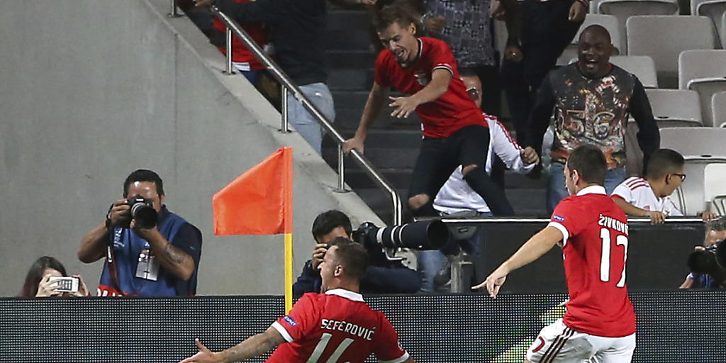 Benficas Haris Seferovic bejubelt das frühe 1:0