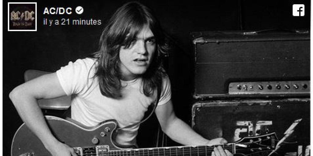 Der AC/DC-Gitarrist Malcom Young ist laut einem Facebook-Post der Band gestorben. (Archivbild)