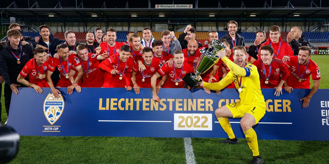 Liechtenstein Fussball LFV Cupfinal FC Vaduz - USV Eschen-Mauren