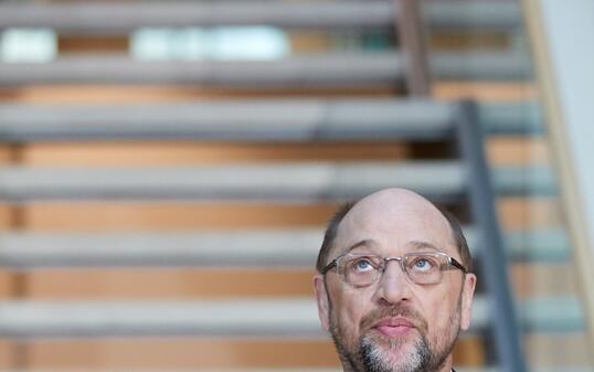 Wann kommt die Erlösung? - SPD-Chef Martin Schulz im Willy-Brandt-Haus, der Parteizentrale in Berlin.