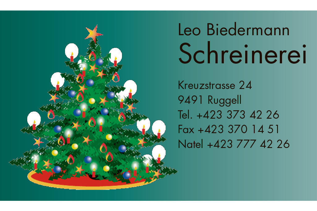 Weihnachtsgrüsse 2016