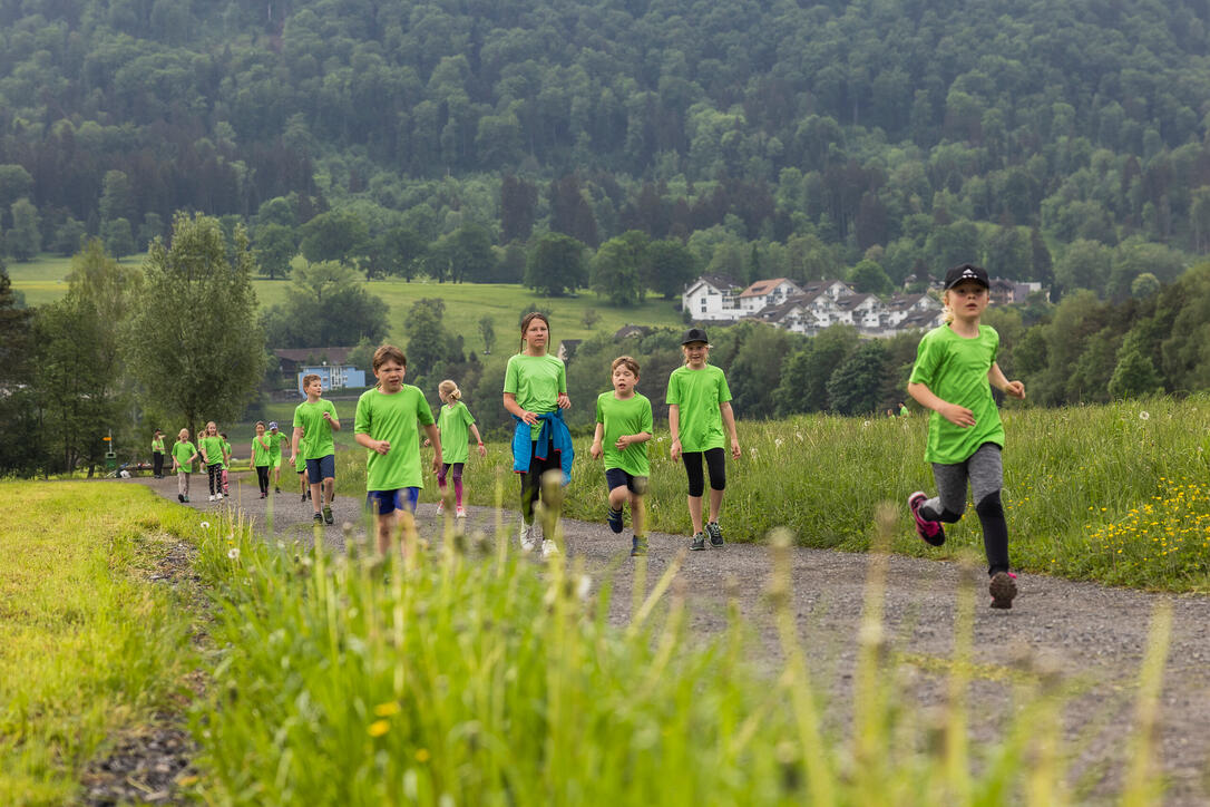 Sponsorenlauf der Primarschule Mauren