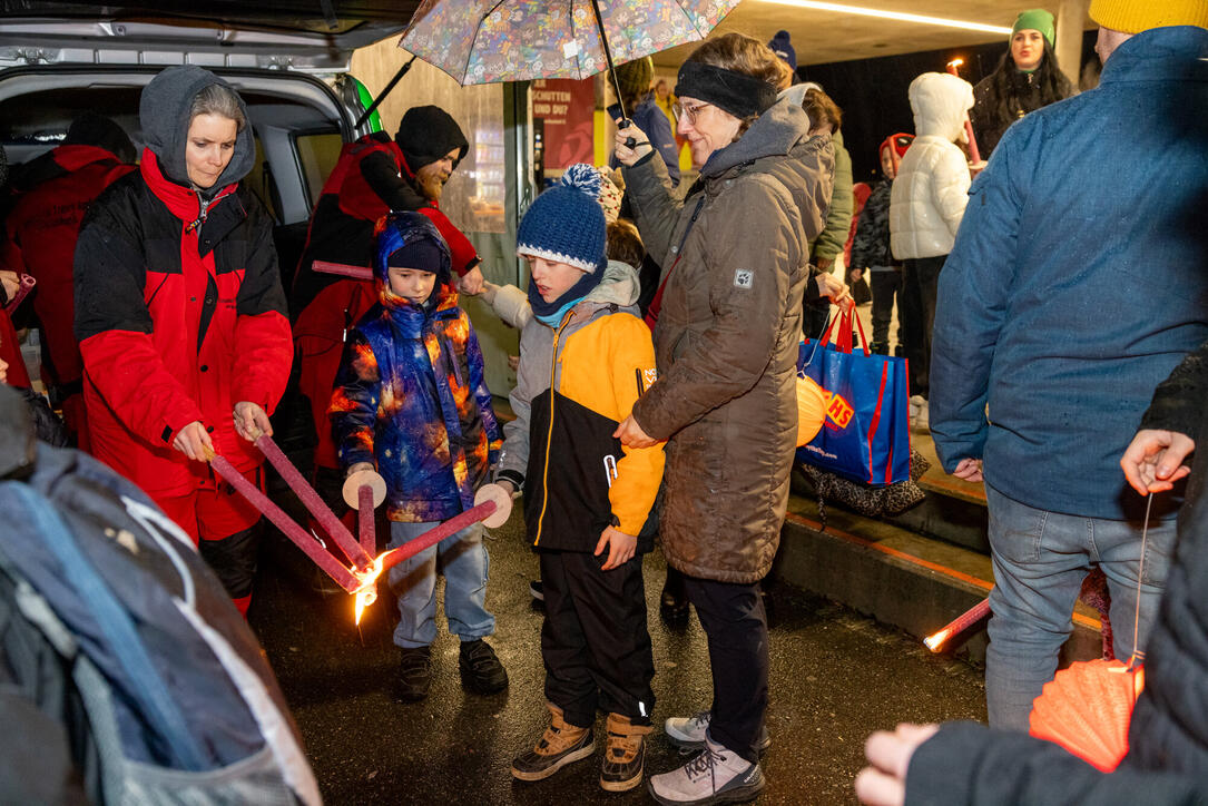 Funken Triesen mit Fackelumzug