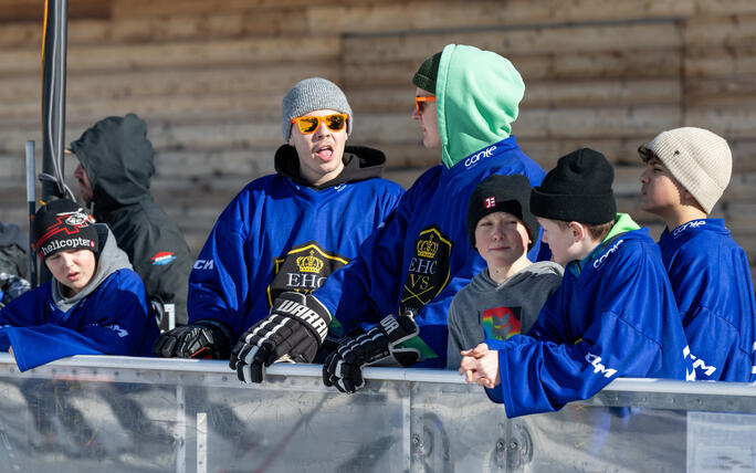 Pond Hockey Turnier in Malbun