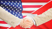 Businessmen handshake - United States and Switzerland