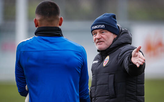 Liechtenstein Ruggell Fussball FIFA WM Quali Training Liechtenstein