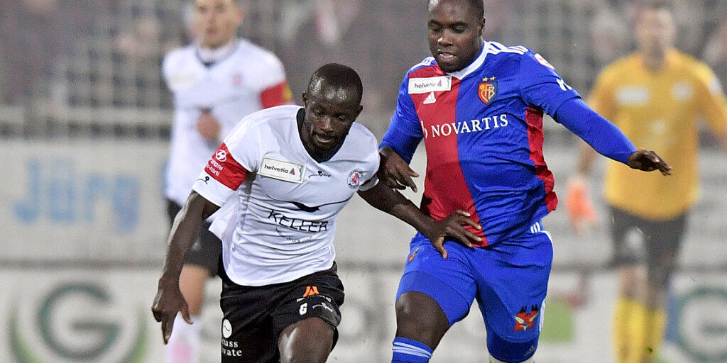 Ousmane Doumbia traf für den FC Winterthur früh den Pfosten und erzielte kurz vor Schluss den Siegtreffer