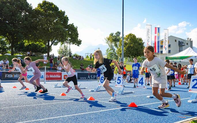 Liechtenstein Schaan Sportanlage Rheinwiese Schaaner Faescht