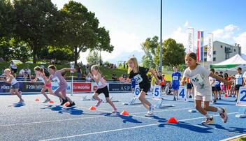 Liechtenstein Schaan Sportanlage Rheinwiese Schaaner Faescht