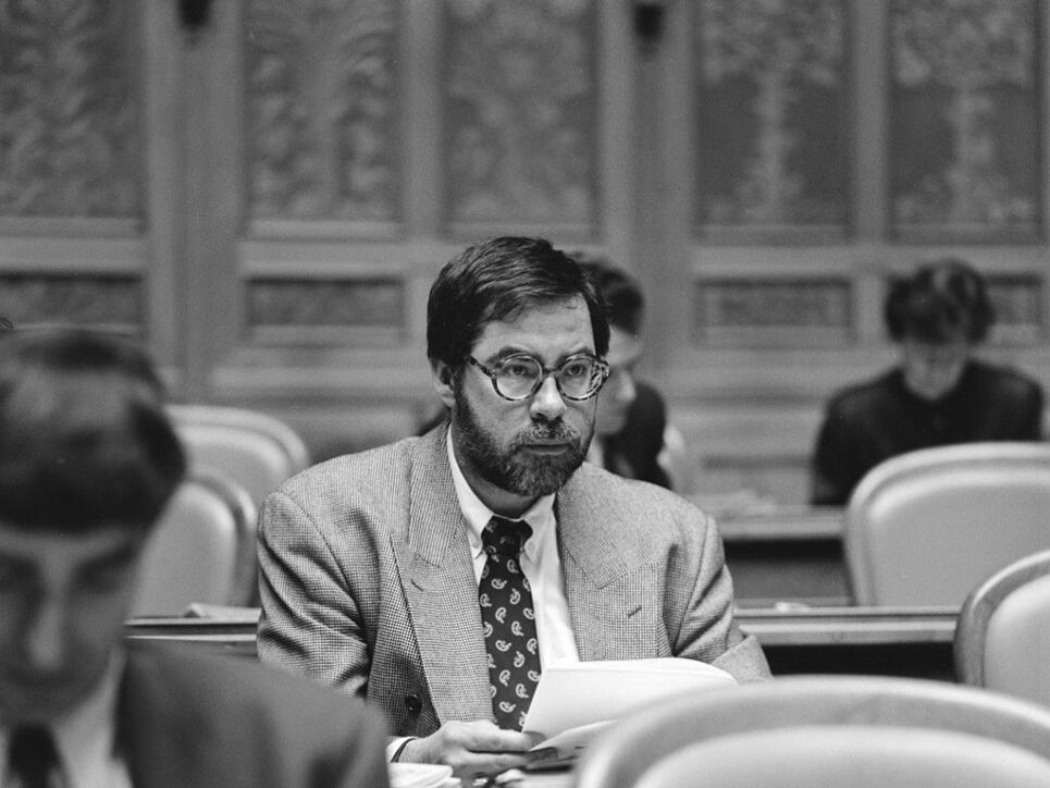 Vollblutpolitiker mit Ecken und Kanten: Der Berner SP-Nationalrat Alexander Tschäppät in einer undatierten Aufnahme aus den 1990er-Jahren.
