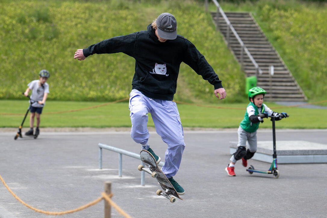 Eröffnung Skatepark Ruggell