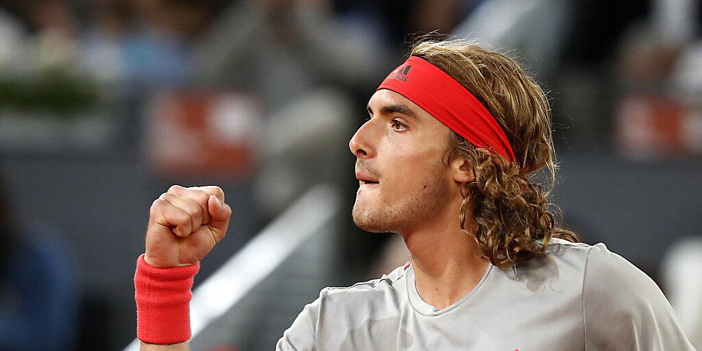 Stefanos Tsitsipas zeigt gegen Rafael Nadal die Siegerfaust