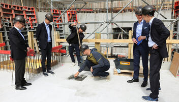 Grundsteinlegung LGT neues Gebäude in Vaduz